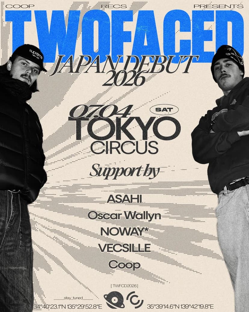 TWOFACED TOKYO DEBUT
